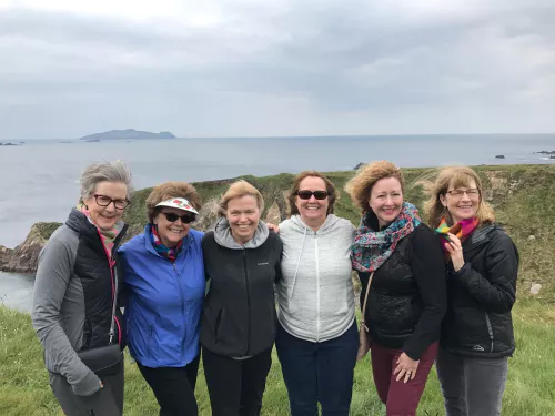 These women met on an Ireland tour.  They are shown on Dingle Bay.